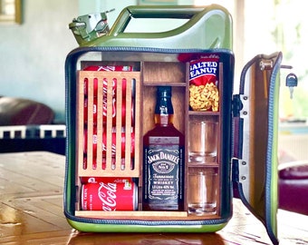 Cadeaux pour mari Cadeau d'anniversaire de fête des pères pour homme Jerry Can Mini-bar