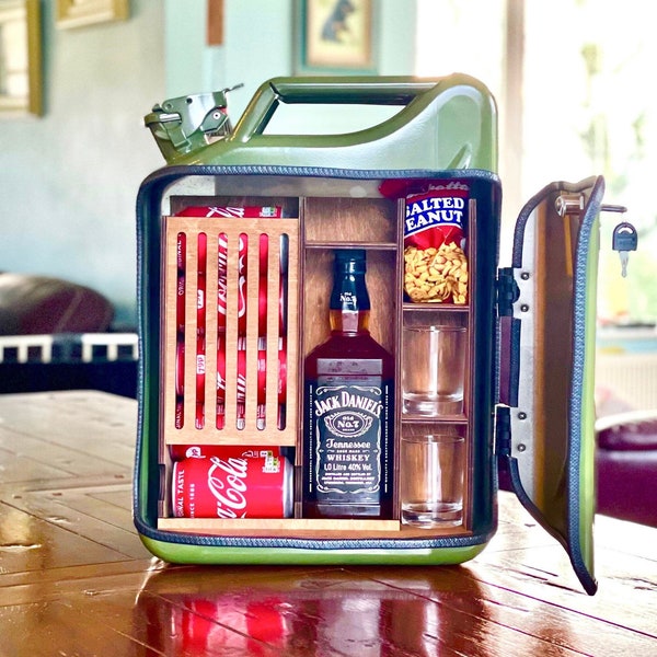 Cadeaus voor man Vaderdag jubileumcadeau voor mannen Jerry Can Mini Bar