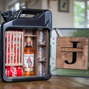 Personalized Jerry Can Mini Bar Christmas, Fathers Day Gifts