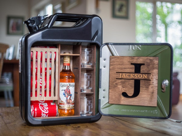 Personalized Jerry Can Mini Bar Christmas