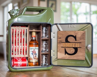 The Ultimate Man Cave Accessory - Handmade Jerry Can Mini Bar