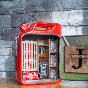 Personalisierte Kanister Mini Bar Weihnachten, Vatertagsgeschenke