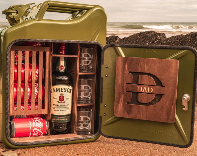 Personalized Jerry Can Mini Bar, Father's Day Gift, Christmas Gift
