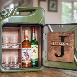 Jerry Can Bar Engraved Glasses