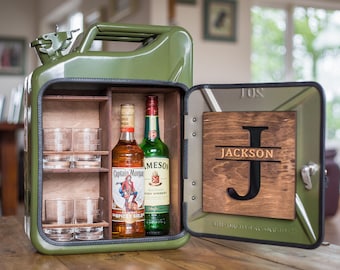 Jerry Can Bar, Gift for Military Dad, Retirement Gift , Father’s Day Gift for Him