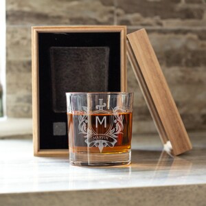 Cadeau personnalisé pour lui verre à whisky pour papa gobelet gravé, verre à whisky gravé pour grand-père ou papa, cadeau unique image 4