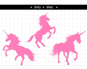 Unicornio SVG Diseño - Unicornio Archivos Svg para Cricut - Lindo Unicornios Svg - Descarga Digital