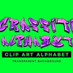 Purple Graffiti Alphabet Clip Art Letters Graffiti Graffiti Clipart Png Files Digital Paper