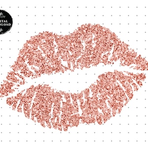 Pink Glitter Clipart Lips, Clipart Lips, Png Lips Clipart, Glitter Design Sublimation PNG File Digital Download