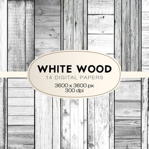 Papeles digitales de fondo de madera premium, papel digital rústico, papel blanco de madera en apuros, textura de madera, papel imprimible, fondo de madera