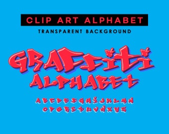 Graffiti Alphabet Clip Art