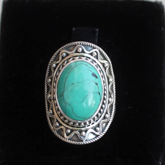 Turquoise outlet ring paparazzi