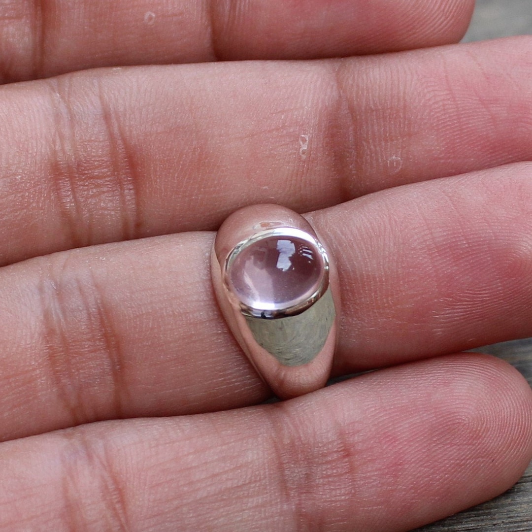 Lyndon bague quartz rose recyclée - Pilgrim main image 0