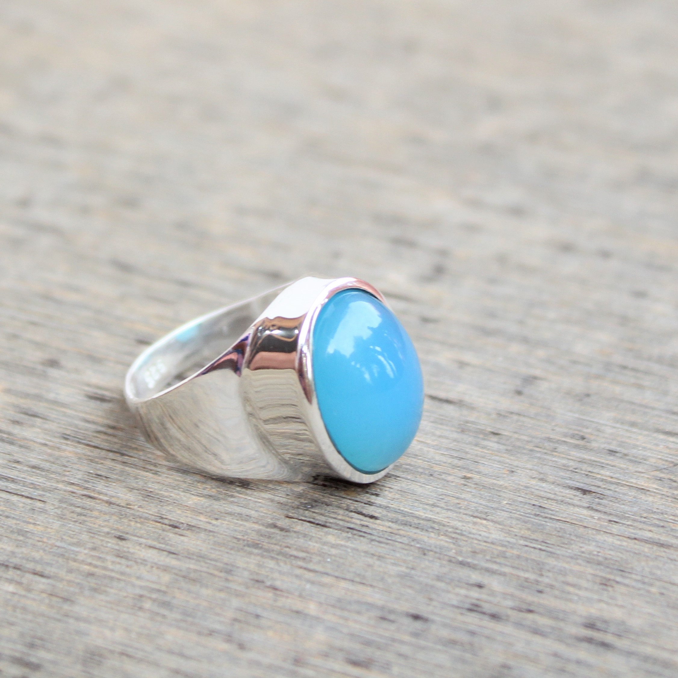 Blue Chalcedony Ring, Gift for Her, unisex Rings, Sterling Silver Rings, Dainty Jewelry, Silver Ring, Couple Rings, Promise Rings, Boho Ring Blue Chalcedony Ring, Gift for Her, unisex Rings, Sterling Silver Rings, Dainty Jewelry, Silver Ring, Couple Rings, Promise Rings, Boho Ring