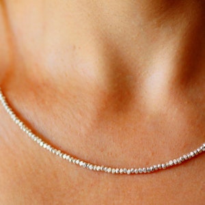 925 silver necklace chain with fine silver plating