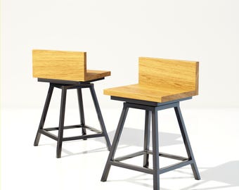 taburetes de bar giratorios