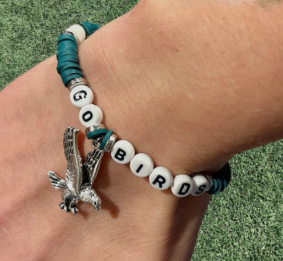 Philadelphia eagles charm bracelet discount