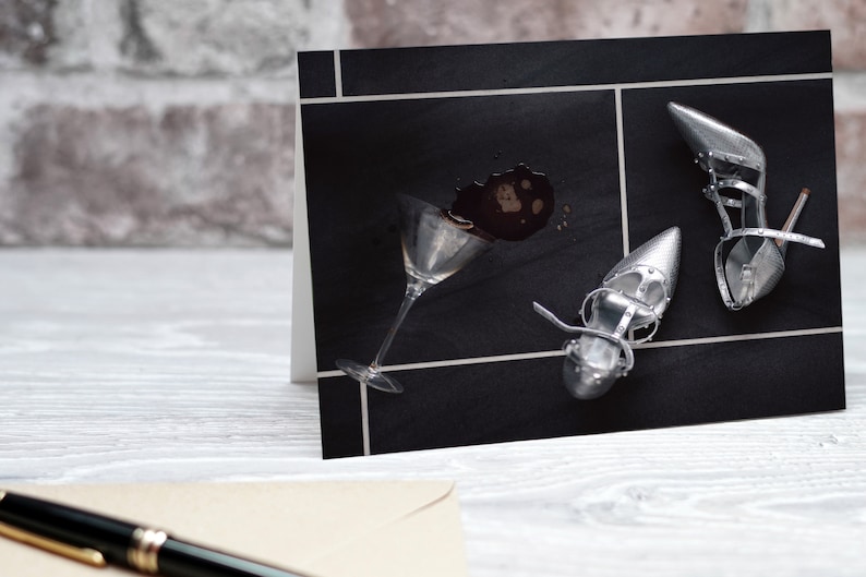 Personalized A Night On The Tiles Greetings Card.