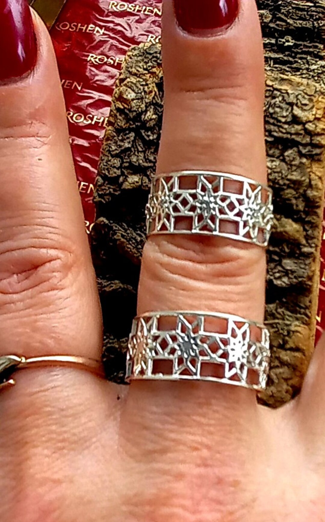 Slavic Rings Slavic Rings Charm Alatyr.silver Ring. Viking Jewelry. Slavic Wedding ...