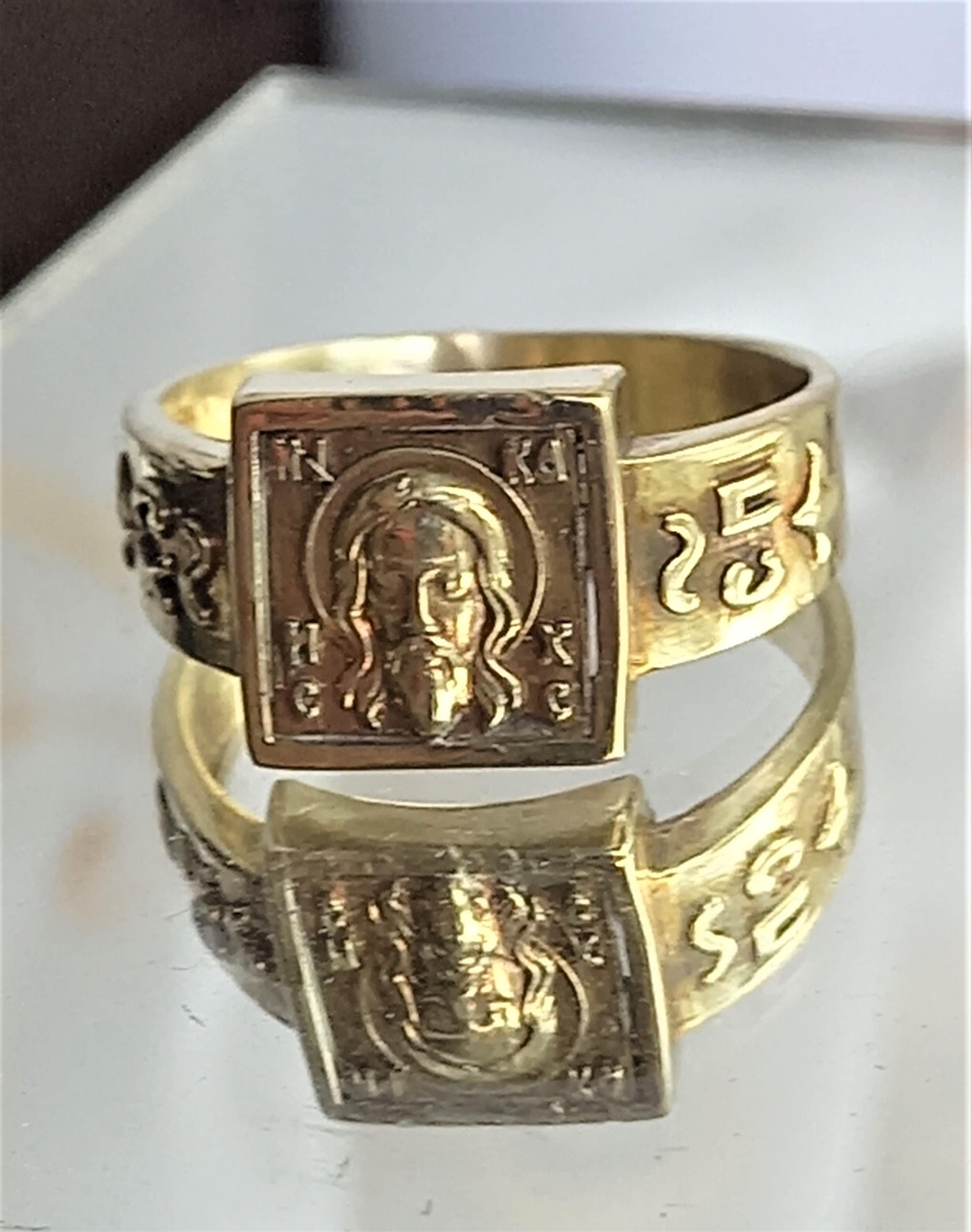 Slavic Rings Jesus Ringunisex Slavic Rings 925 Sterling Silver Jewelry Greek Rite ...