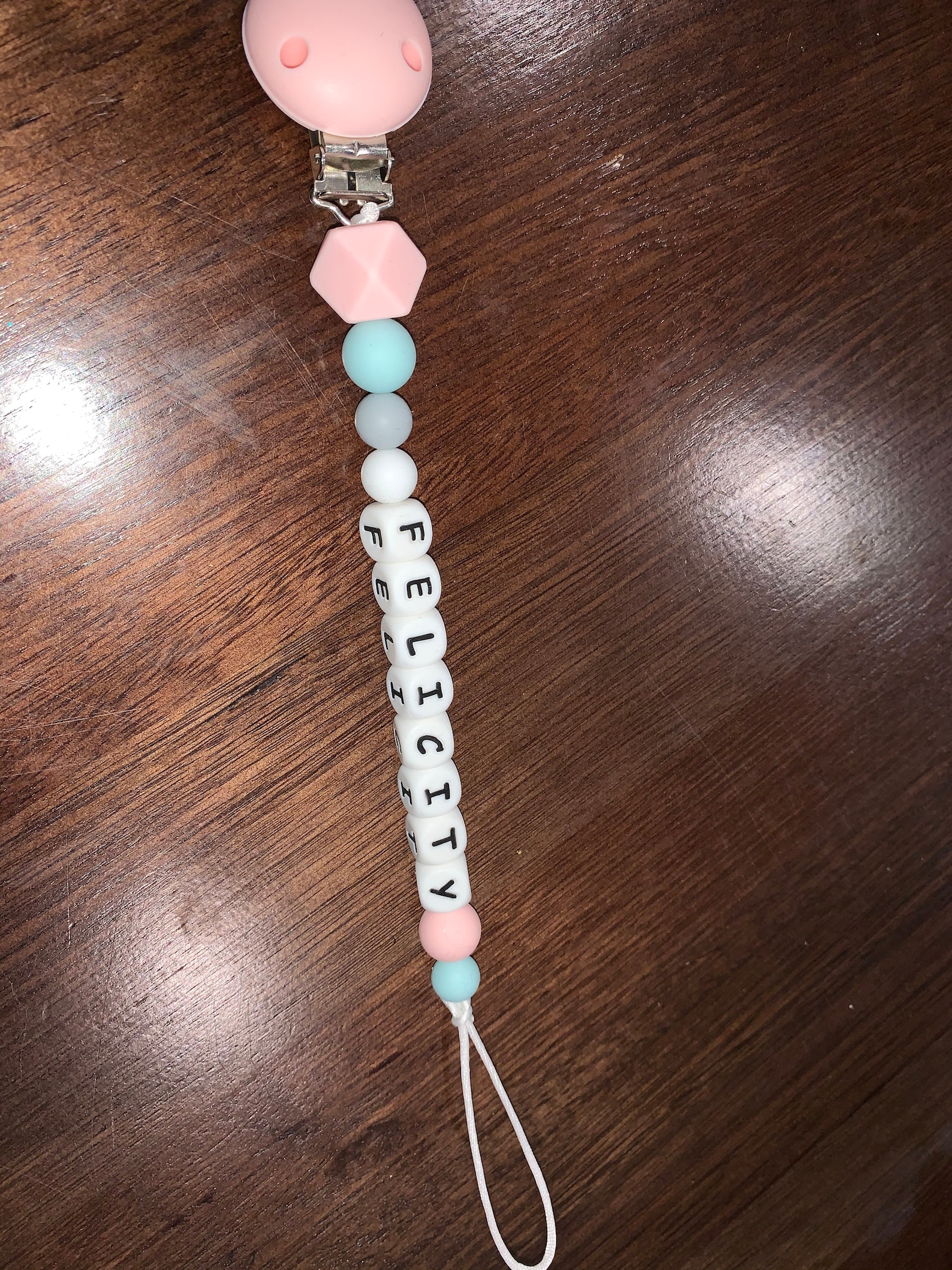 Personalised Dummy Chains/ Personalised Dummy Clips Etsy