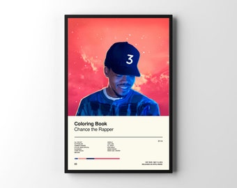 Download Chance The Rapper Coloring Book Etsy