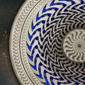 Running Mandala 3D Multilayered &quot;Inner Vibration&quot; Led Lamp Wall Art  Sacred Geometry.