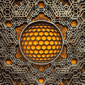 Mandala encadré Mini mandala "Nibiru". Décoration murale. Carton + bois.