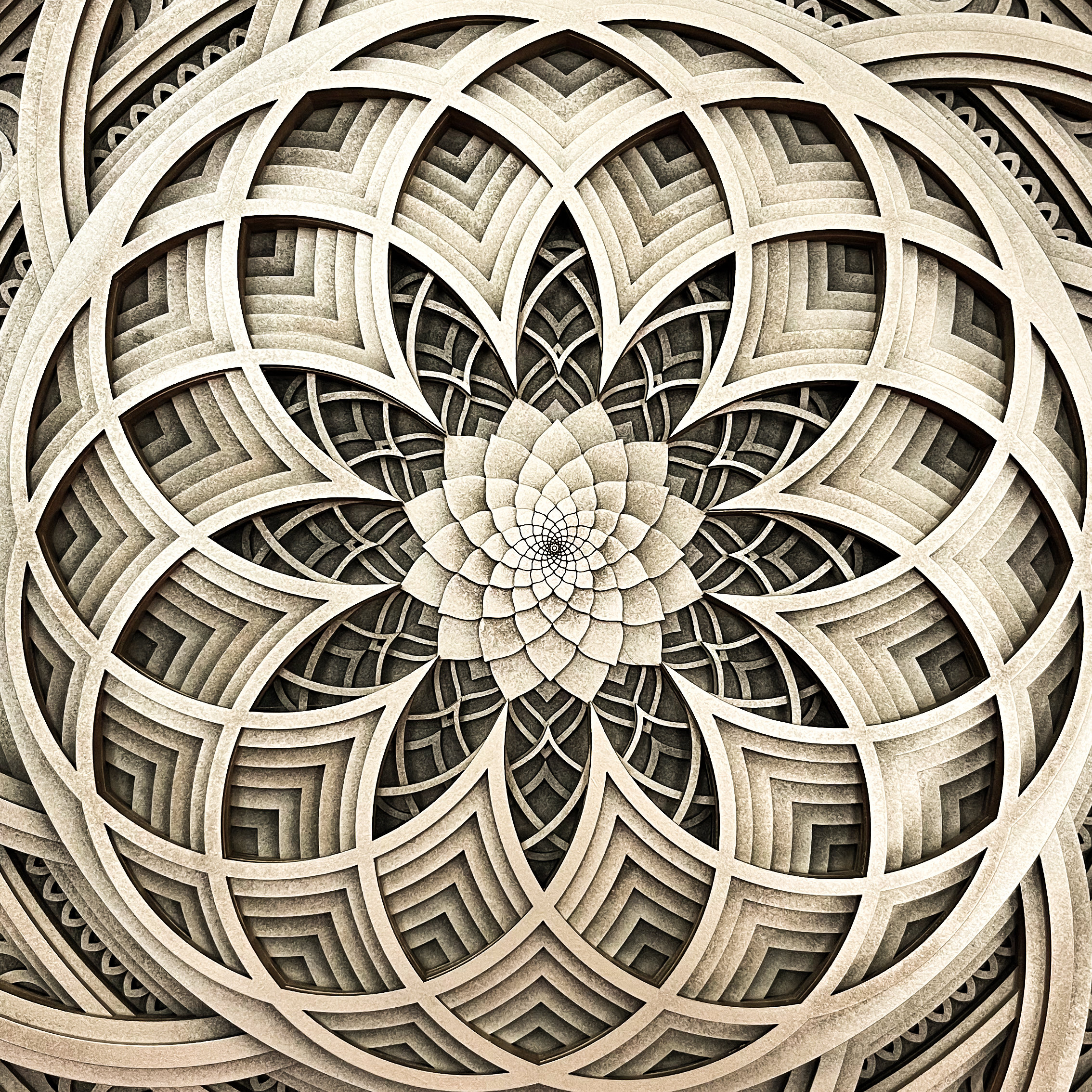 Wall Art 80cm. Sacred Geometry Wooden Mandala "lotus". - Etsy