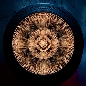 Infinity Mirror "Іnfinity Multiverse". Sacred  Geometry Wall Art.