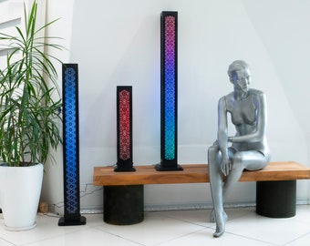 Floor lamp Vertical Matrix, with Smart LED, remote control via phone
