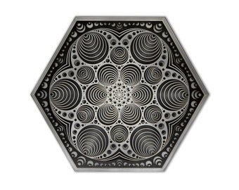 Wall Art Sacred Geometry Mandala "Vibration"