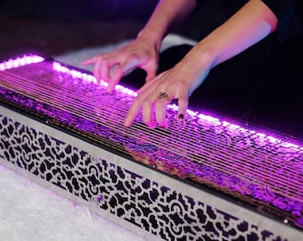 Glowing 21-String Monochord – LED Light Therapy, Sound Healing Instrument