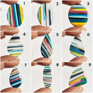 Lots Surfite | Surfite Cabochon  | Surf Stone | Recycled Colored Surfboard Resin