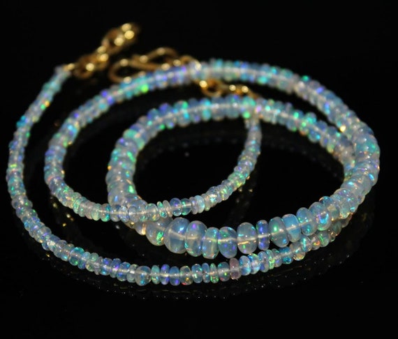 16 Inches 4-7 MM Fire Opal Opal Fire Square Natural Ethiopian Multi Fire Welo Opal Square Beads Opal Square