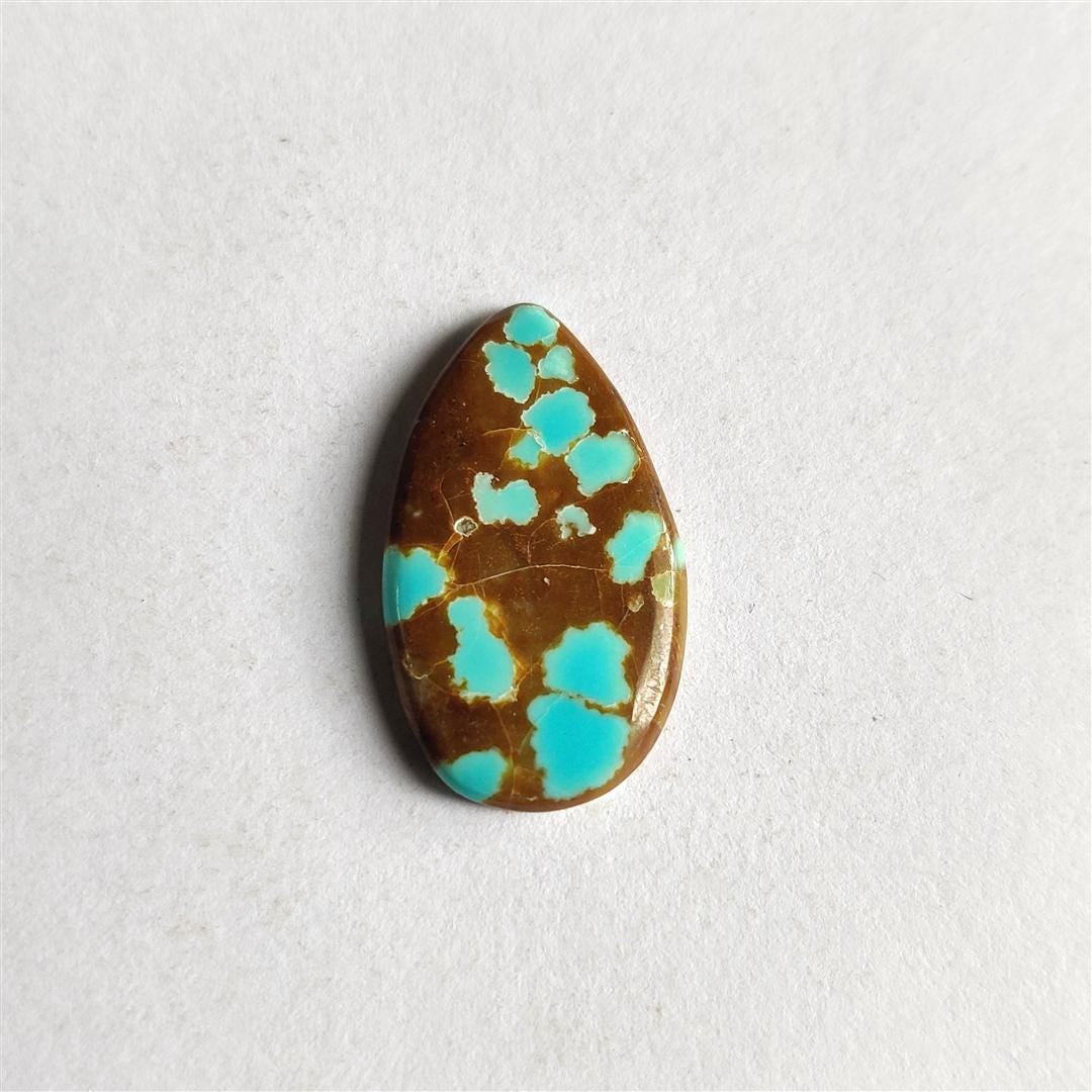Spider Web Number 8 Mine Turquoise Number 8 Turquoise Smooth