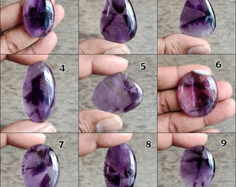 Lots of Natural Amethyst smooth cabochon, amethyst cabochon for making jewelry, bio amethyst smooth cabochon