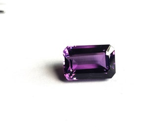 Natural Amethyst faceted cut baguette shape gemstone 16x10.5 MM,amethyst cut stone for making jewelry, purple gemstone, amethyst loose stone