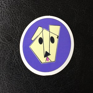 Cartoon Dog Waterproof Sticker/Decal!