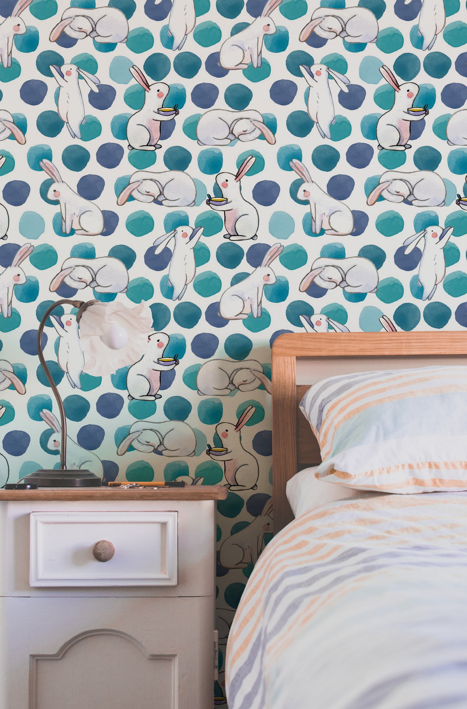 Rabbit Rabbit Removable Wallpaper Peel and Stick 33 - Etsy