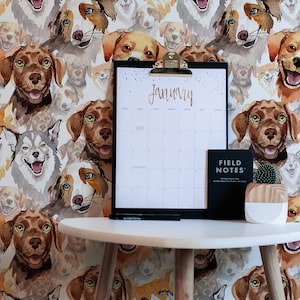 Dogs     | Dogs    Removable Wallpaper | Peel and Stick |  #82