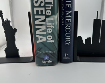 Bookends, New York / Twin Towers / Liberty, Pair or single bookend, available in a range of colours