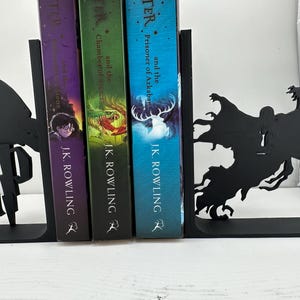 Bookends, Wizard / Demon. Iconic Film / Pair or single bookend, available in a range of colours