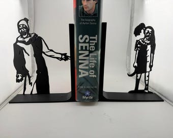 Bookends, SCARY , Pair or single bookend, available in a range of colours. Silhouette