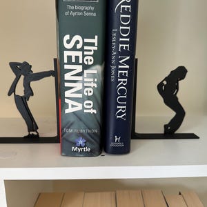 Boekensteunen, The Prince of Pop, paar of enkele boekensteun, verkrijgbaar in een reeks kleuren. Silhouet