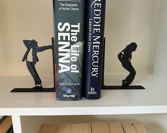 Bookends, The Prince of Pop, Pair or Single bookend, available in a range of colours. Silhouette