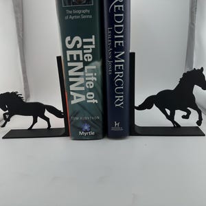 Bookends, Horses, Pair or single bookend, available in a range of colours. Silhouette