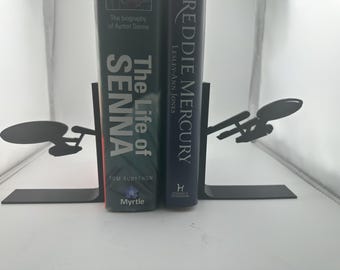 Bookends, SPACE SHIPS / Pair or single bookend, available in a range of colours. Silhouette
