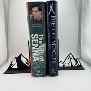 Bookends, Mountain Range / Pair or single bookend, available in a range of colours. Silhouette