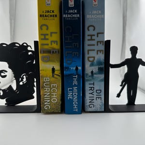 Bookends, Prince / Music Icon / Pair or single bookend, available in a range of colours. Silhouette